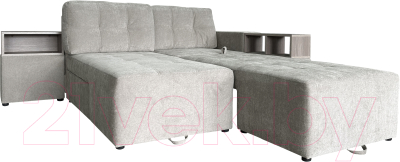 Диван угловой Lama мебель Пингвин-2/20 левый (Glory Col 02)