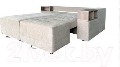 Диван угловой Lama мебель Пингвин-2/20 левый (Glory Col 02)