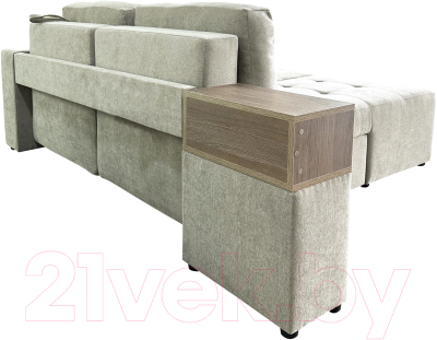 Диван угловой Lama мебель Пингвин-2/20 левый (Glory Col 02)