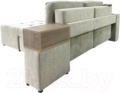 Диван угловой Lama мебель Пингвин-2/20 правый (Glory Col 02)