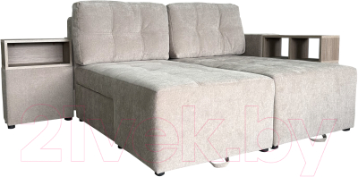 Диван угловой Lama мебель Пингвин-2/20 левый (Glory Col 03)