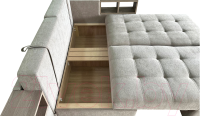 Диван угловой Lama мебель Пингвин-2/20 левый (Glory Col 03)