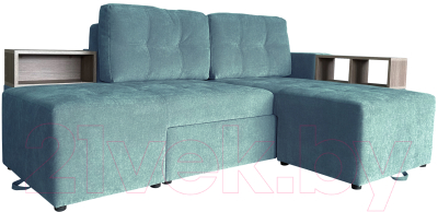 Диван угловой Lama мебель Пингвин-2/20 левый (Glory Col 17) - фото