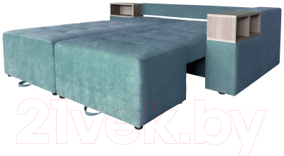 Диван угловой Lama мебель Пингвин-2/20 левый (Glory Col 17)