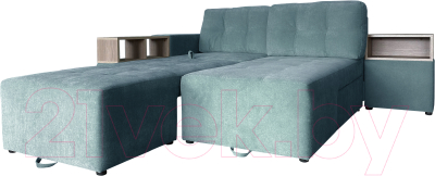 Диван угловой Lama мебель Пингвин-2/20 правый (Glory Col 17)