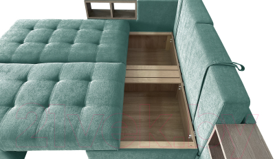 Диван угловой Lama мебель Пингвин-2/20 правый (Glory Col 17)