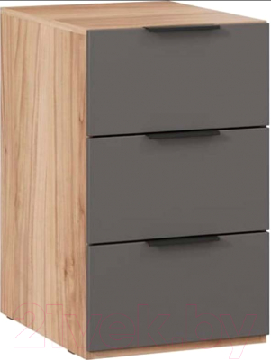 Тумба ТриЯ Порто ТД-393.15.01-11 (яблоня беллуно/графит софт) - фото