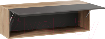 Шкаф навесной ТриЯ Порто ТД-393.15.11 (яблоня беллуно/графит софт)