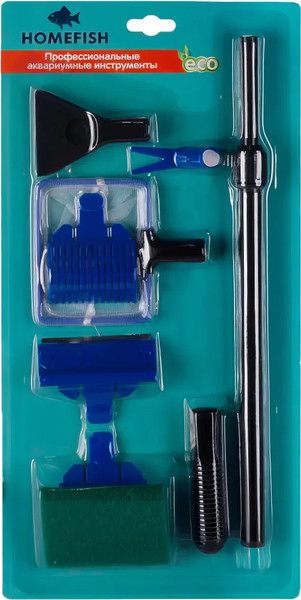 Набор для чистки аквариума Homefish Для ухода за аквариумом 5в1 / 84256 - фото