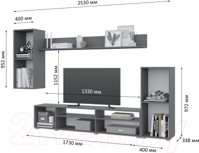 Стенка Горизонт Мебель Лира