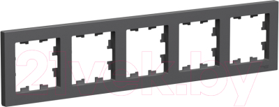 Рамка для выключателей и розеток Systeme (Schneider) Electric AtlasDesign ATN001405 - фото