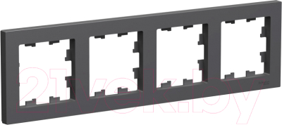 Рамка для выключателей и розеток Systeme (Schneider) Electric AtlasDesign ATN001404 - фото