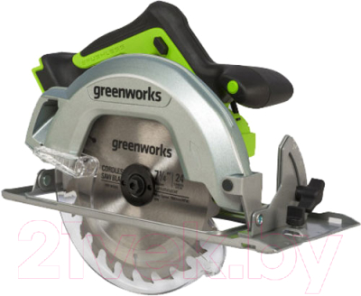 Дисковая пила Greenworks GD24CS 24В / 1500907