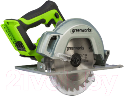 Дисковая пила Greenworks GD24CS 24В / 1500907