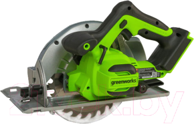 Дисковая пила Greenworks GD24CS 24В / 1500907