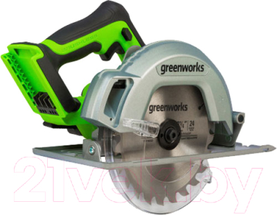 Дисковая пила Greenworks GD24CS 24В / 1500907
