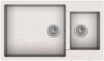 Мойка кухонная Longran Enigma ENG860.500 15 (альпина) - фото