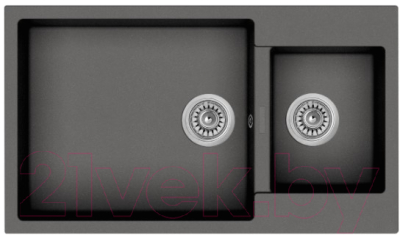 Мойка кухонная Longran Enigma ENG860.500 15 (оникс) - фото