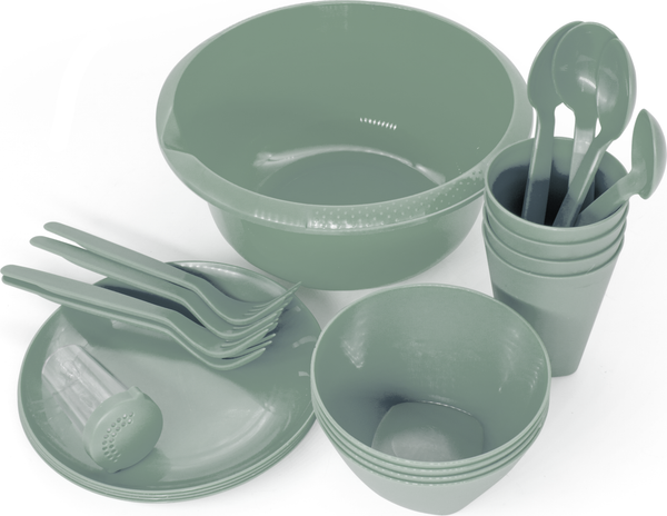 Набор пластиковой посуды Berossi Picnic LM ИК 79395000 - фото