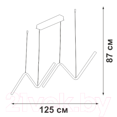 Потолочный светильник Vitaluce V4691-0/2S