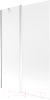 Стеклянная шторка для ванны Mexen Flip 120 / MEX-894-120-101-01-30 - фото