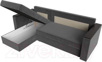 Диван угловой Лига Диванов Атланта Б/С левый / 117038L