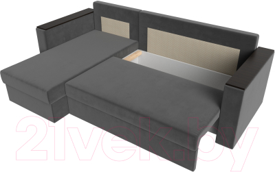 Диван угловой Лига Диванов Атланта Б/С левый / 117038L