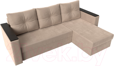 Диван угловой Лига Диванов Атланта Б/С правый / 117033