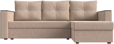 Диван угловой Лига Диванов Атланта Б/С правый / 117033