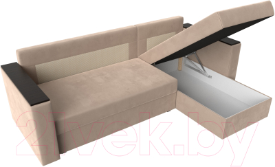 Диван угловой Лига Диванов Атланта Б/С правый / 117033