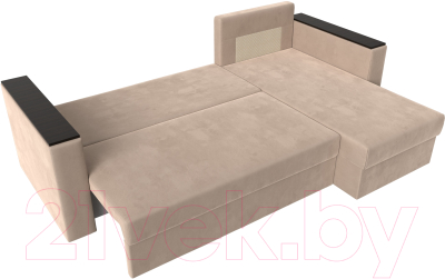 Диван угловой Лига Диванов Атланта Б/С правый / 117033