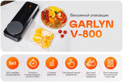 Вакуумный упаковщик Garlyn V-800