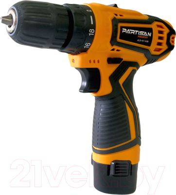 Аккумуляторная дрель-шуруповерт Partisan AD-12.14BPSN - фото