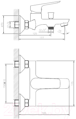 Смеситель Esko Delhi DL 54 GRF