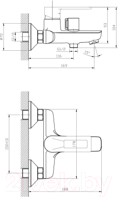 Смеситель Esko Belgrade BD 54