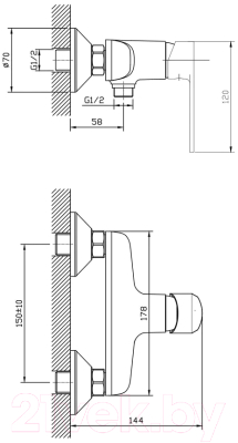 Смеситель Esko Belgrade BD 80