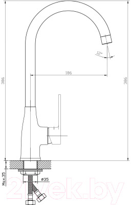 Смеситель Esko Belgrade BD 519