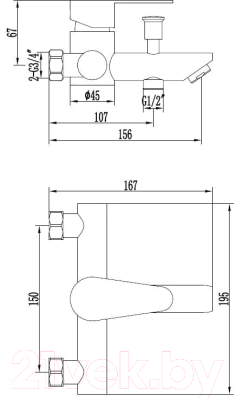 Смеситель Esko Orlando OL 54
