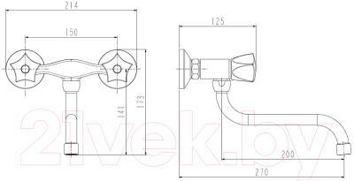 Смеситель Esko Moscow MS 02