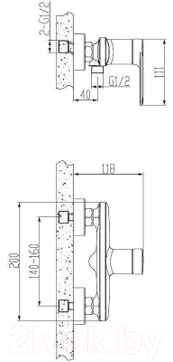 Смеситель Esko Baku BK 80