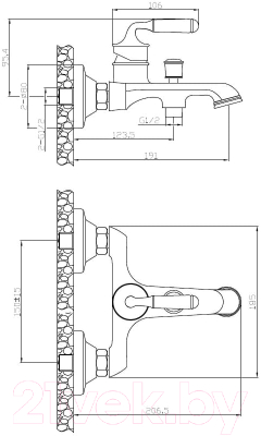 Смеситель Esko Prague PG 54