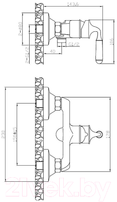 Смеситель Esko Prague PG 80