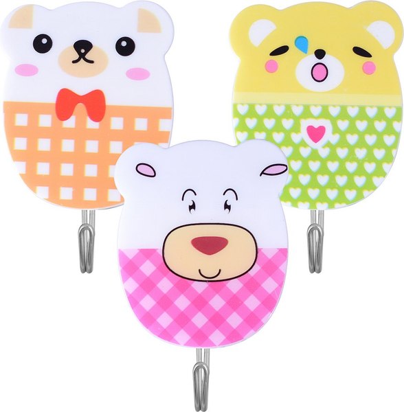 Набор крючков Мультидом Мишки / VL27-80 - фото