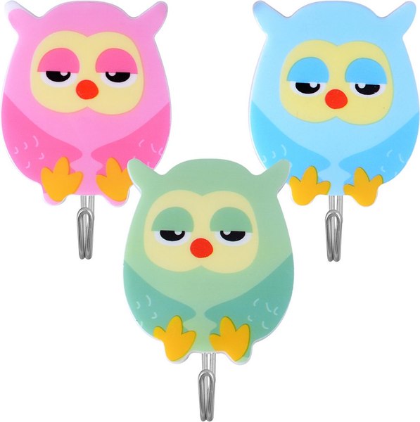 Набор крючков Мультидом Совушки / VL27-81 - фото