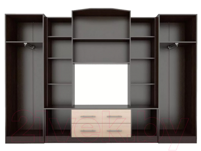 Стенка Stolline Октавия / СТЛ.285.01 (венге/дуб кремона)