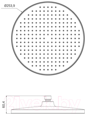 Лейка верхнего душа IDDIS Esper ESP25BRi64