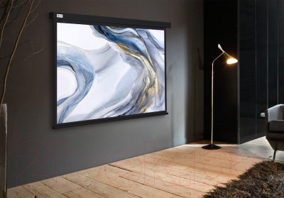 Проекционный экран Cactus Wallscreen CS-PSW-180x180-BK