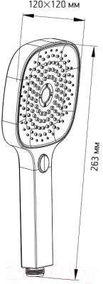 Лейка ручного душа Esko SPL1203