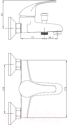Смеситель Voda Sky SY 54 w/a