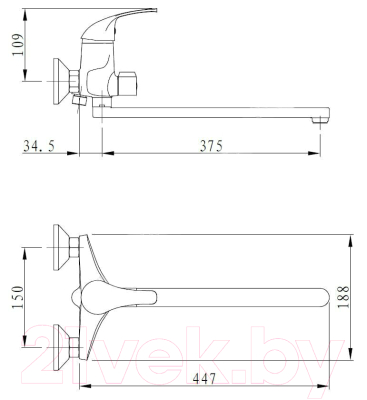 Смеситель Voda Sky SY 31